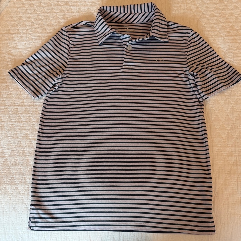 Striped Blue Kids Polo Shirt